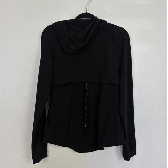SPANX Contour Athleisure Hooded Vented Jacket Black Medium - Picture 3 of 5